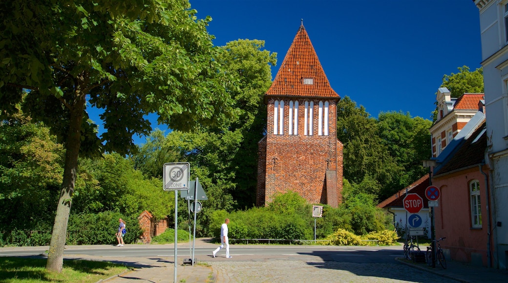 Alte Wasserturm som inkluderar historiska element