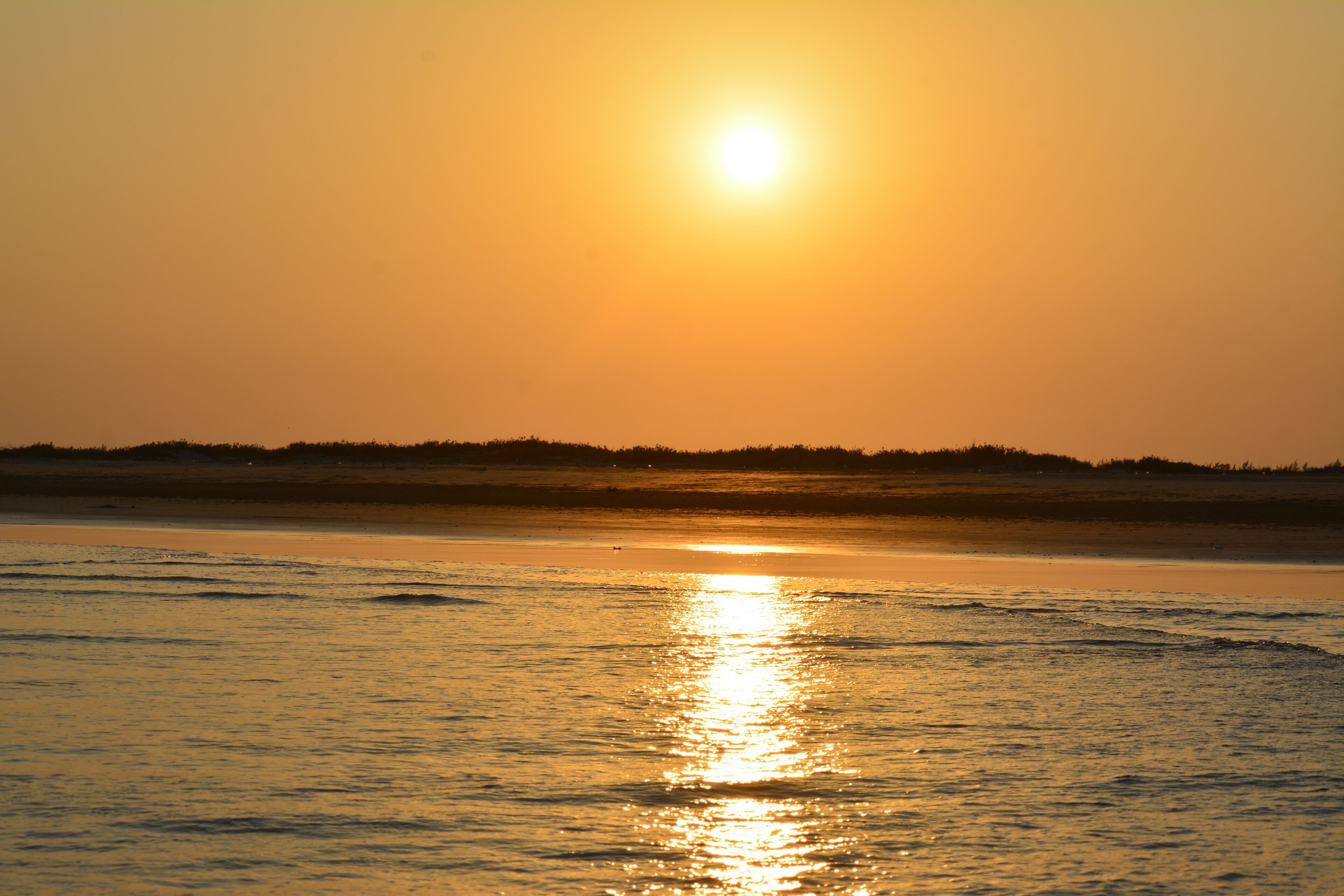 Sunset at Manginapudi Beach, Machilipatnam, Andhra Pradesh