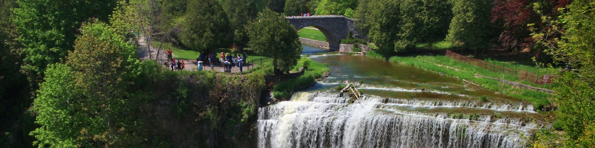 Webster waterfall, Dundas, Ontario, Canada.