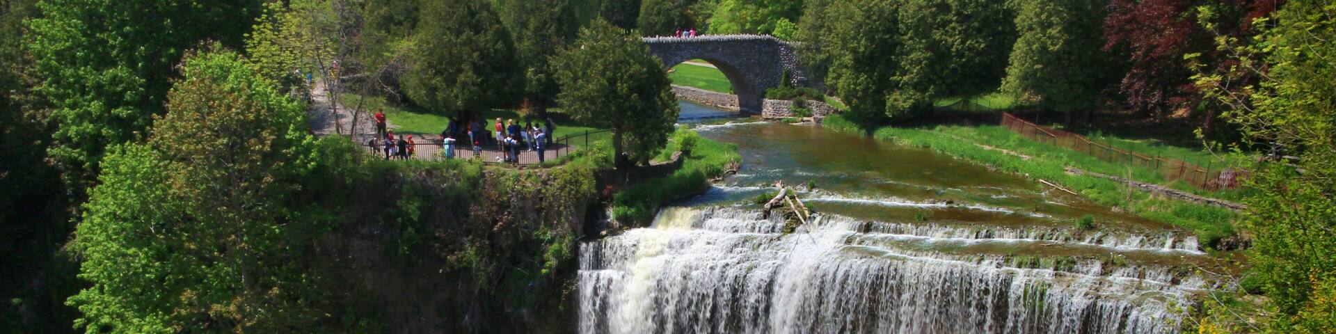 Webster waterfall, Dundas, Ontario, Canada.