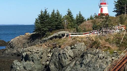 After visiting Campobello National Park we visited East Quoddy or Head Harbor Lighthouse.
Located on a island that can be accessed during low tide.