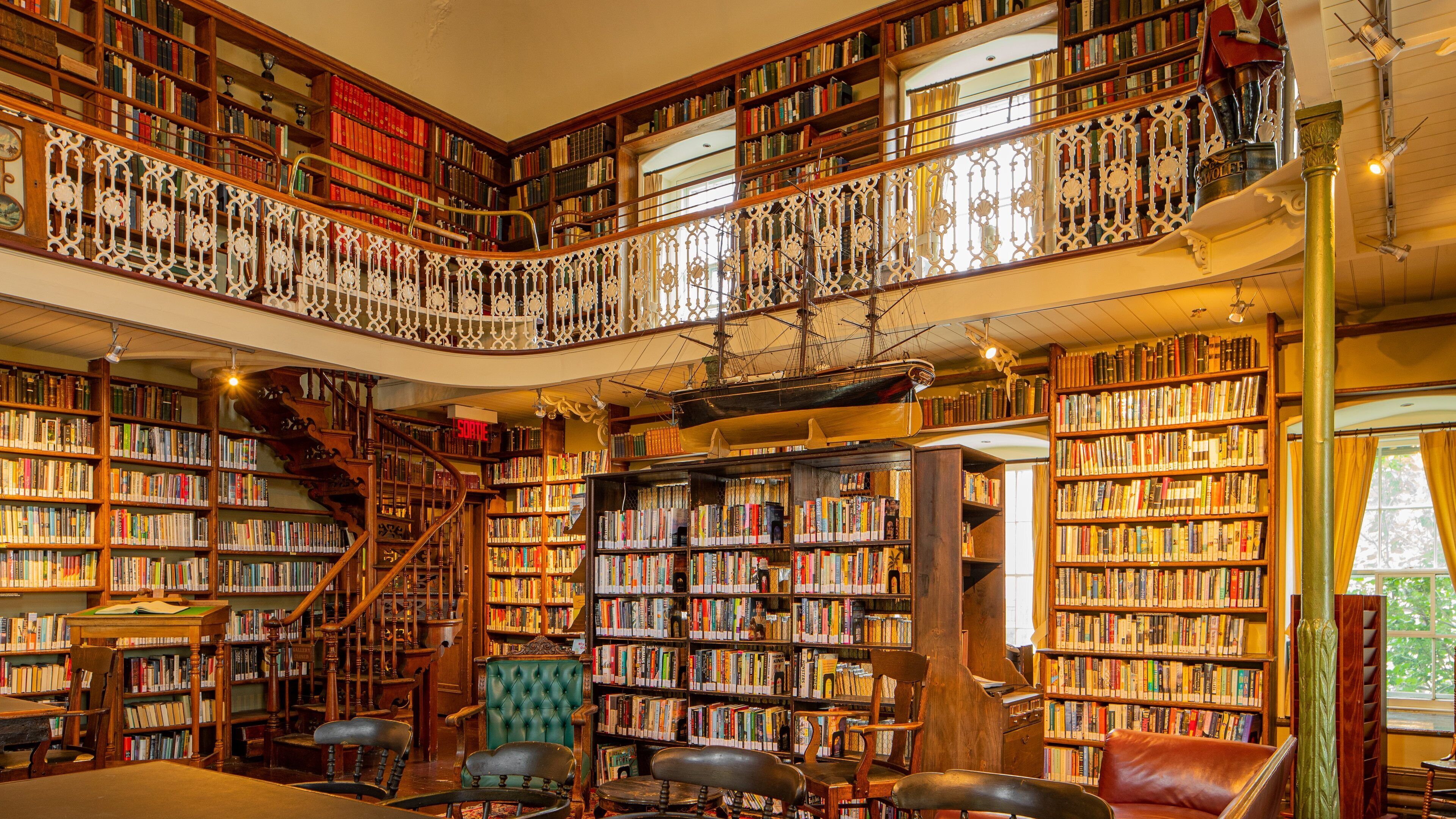 Morrin Centre showing heritage elements and interior views