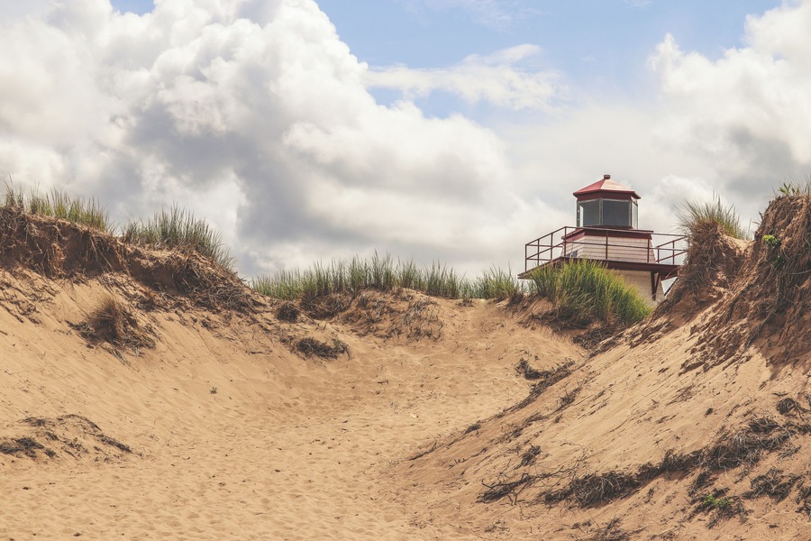 Path leading upto the light house which can be found near Morelle. If you are really into lighthouses like I am, the island is full of them. One day I hope to return and try to find all of them.