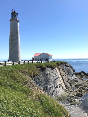 The highest lighthouse in Canada according to the information. It is in the vicinity of Forillon National Park, run by volunteers and it has strong sentimental attachment to the community. Visitors can go to this 9 stories lighthouse