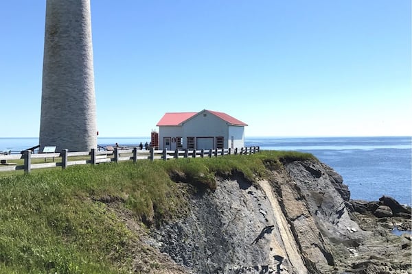 The highest lighthouse in Canada according to the information. It is in the vicinity of Forillon National Park, run by volunteers and it has strong sentimental attachment to the community. Visitors can go to this 9 stories lighthouse