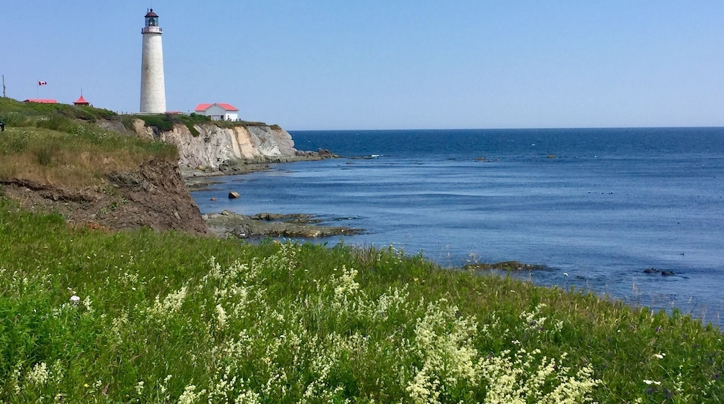 Located in Forillon National Park this Lighthouse is near the end of the St Lawrence River.