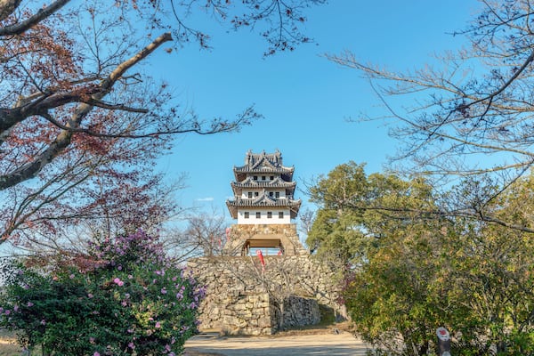 The castle tower of the Sumoto castle in Sumoto city, Japan; Shutterstock ID 1057128389; purchase_order: SF 06557000; job: ; client: ; other: