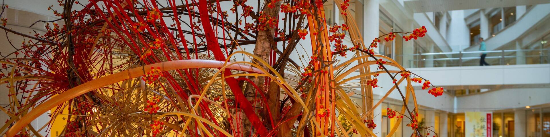 Tower Hall Funabori featuring interior views and art