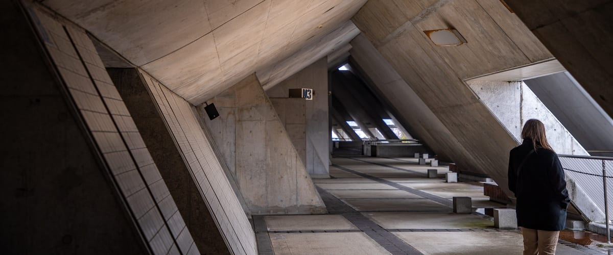 M-Wave Olympic Memorial Arena which includes interior views as well as an individual femail