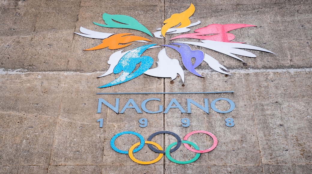 M-Wave Olympic Memorial Arena featuring signage