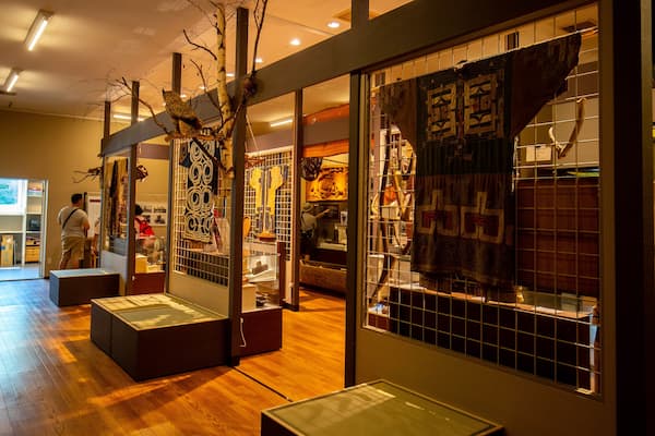 Kaneto Kawamura Ainu Museum which includes interior views