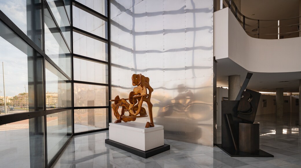 Teatro Auditorio Roquetas de Mar featuring art and interior views