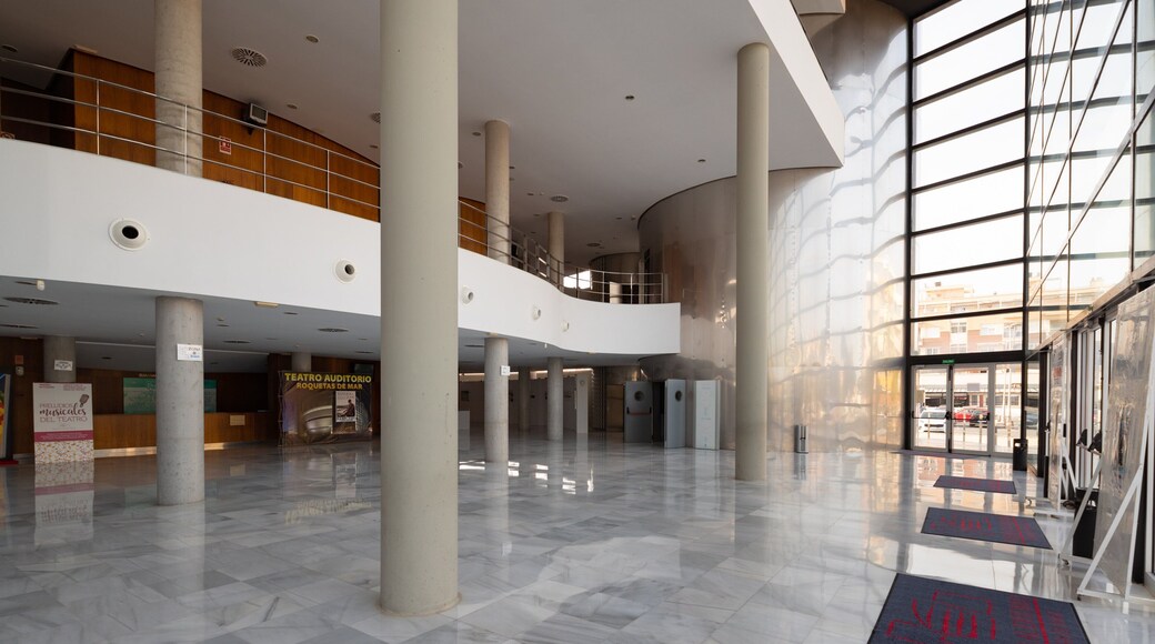 Teatro Auditorio Roquetas de Mar which includes interior views