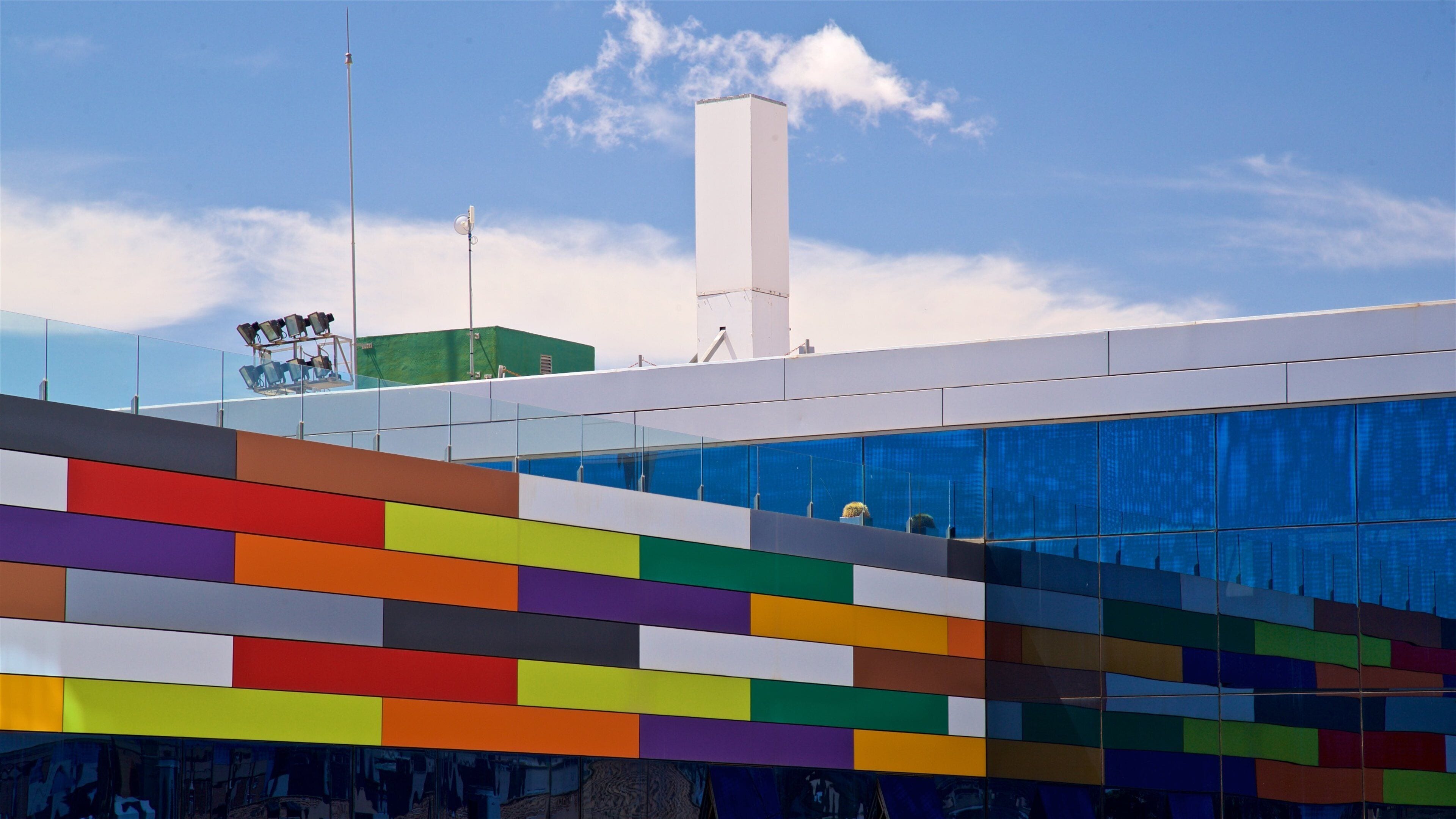 Arena Alicante showing outdoor art