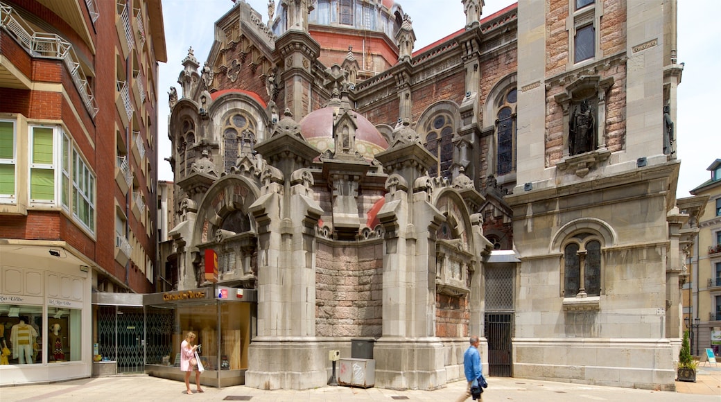 サン フアン教会 表示 ストリート シーン と 遺跡 及び 男性 (個人)