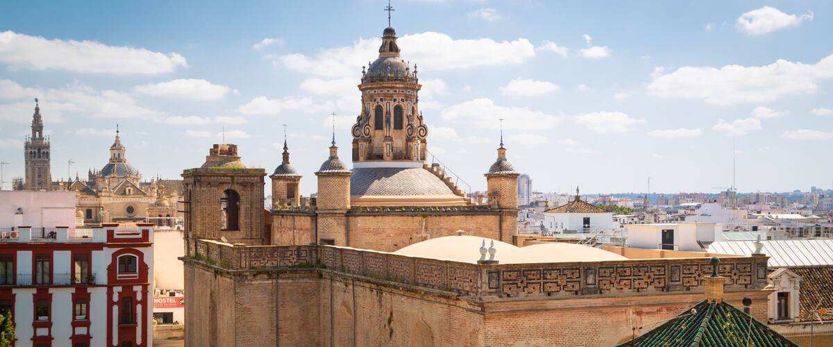 Anunciacion Church featuring heritage architecture, a church or cathedral and landscape views