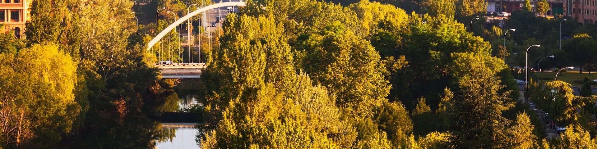 View of Pamplona with bridge over Arga. Navarre; Shutterstock ID 155610110