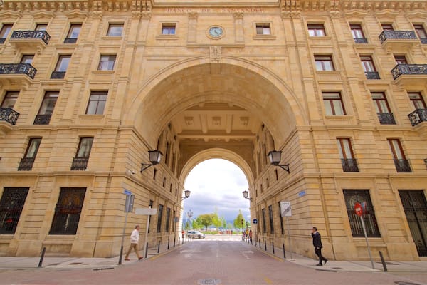 Bank Santander, Spanien das einen historische Architektur