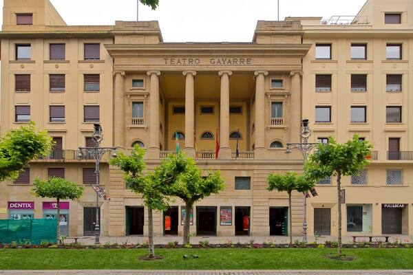 Teatro Gayarre mettant en vedette patrimoine architectural