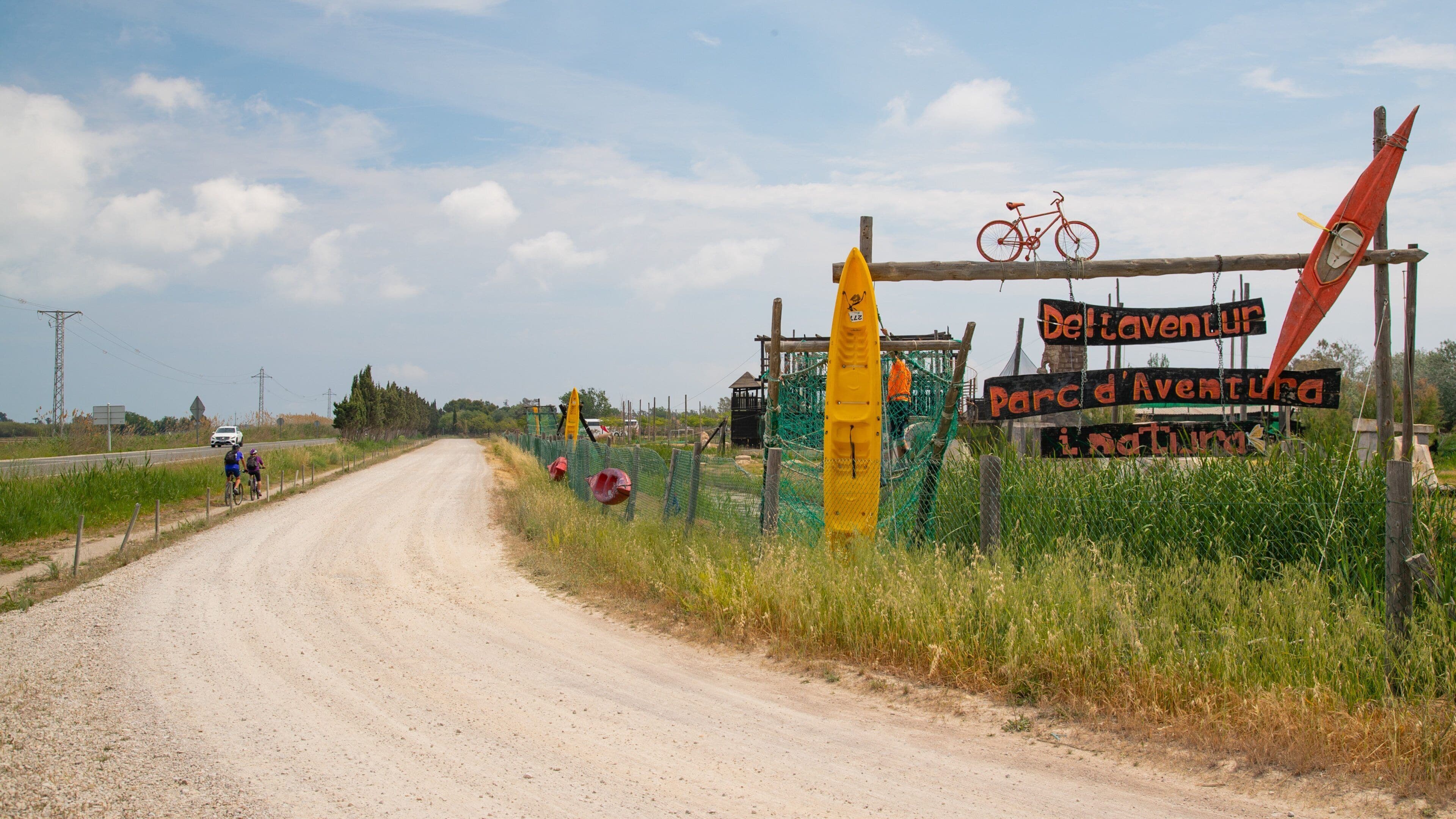 Parc Deltaventur Deltarium showing signage and tranquil scenes
