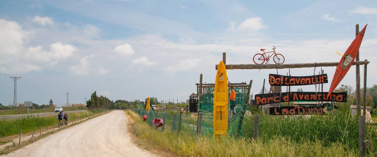 Parc Deltaventur Deltarium showing signage and tranquil scenes