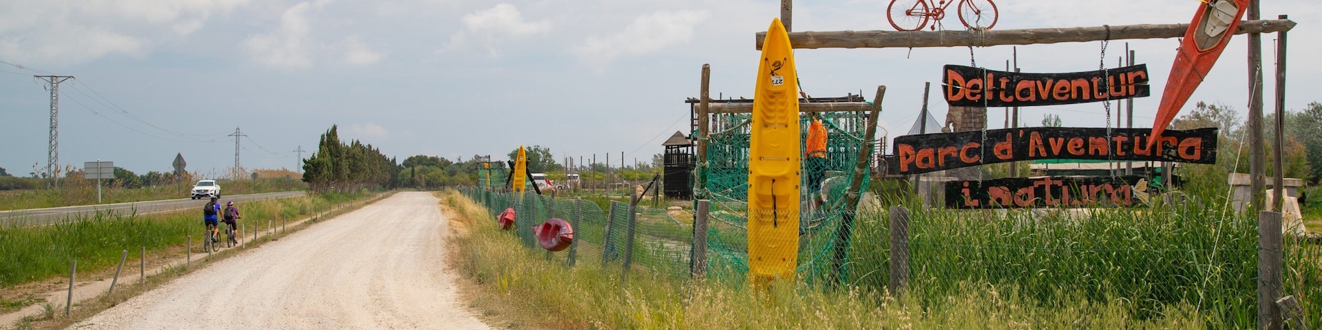 Parc Deltaventur Deltarium showing signage and tranquil scenes