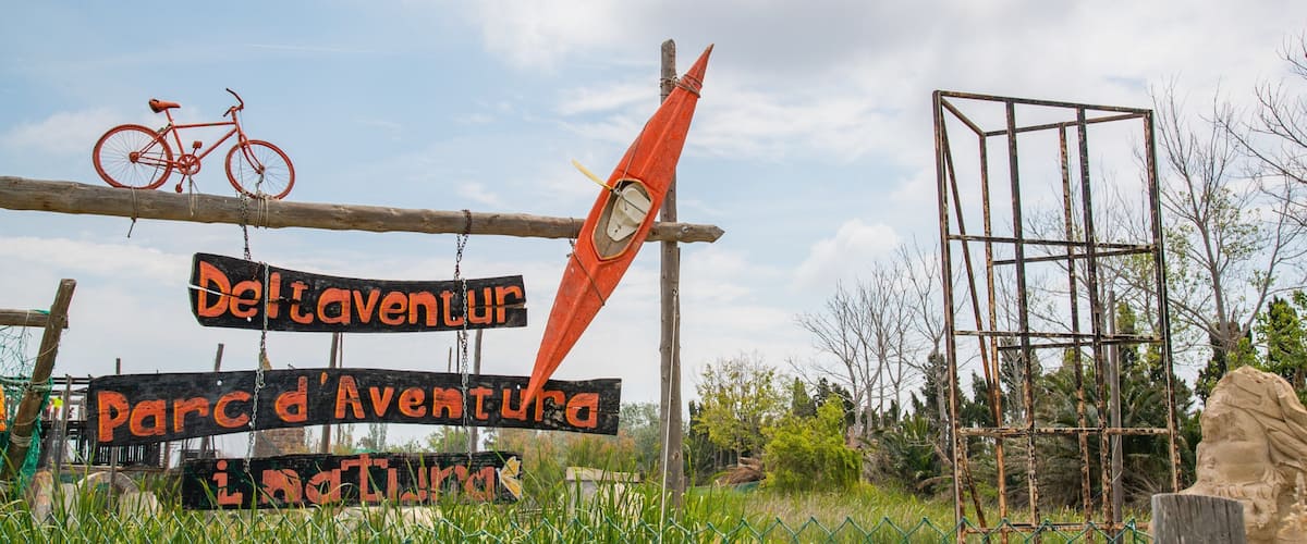 Parc Deltaventur Deltarium showing signage