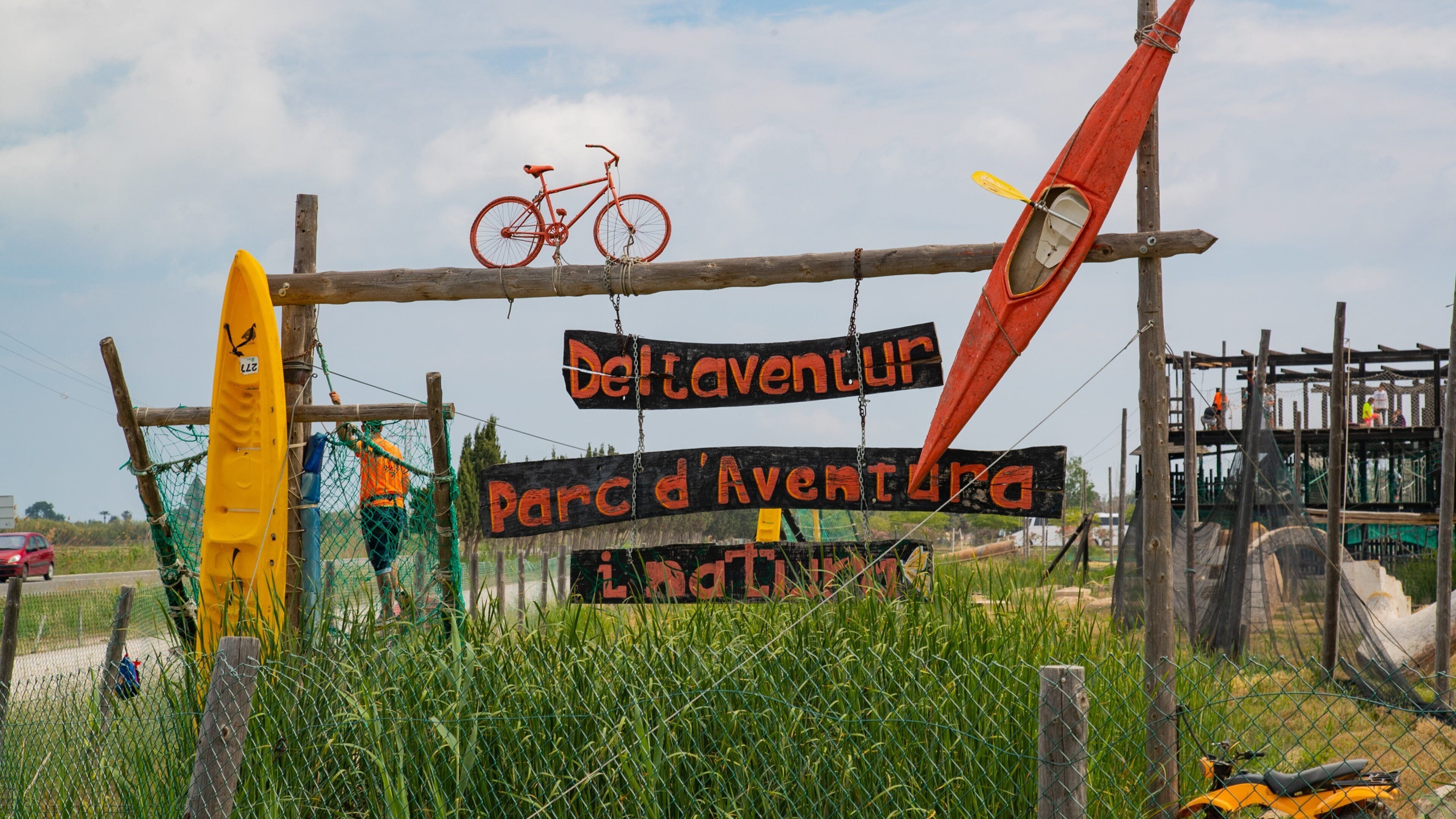 Parc Deltaventur Deltarium showing signage