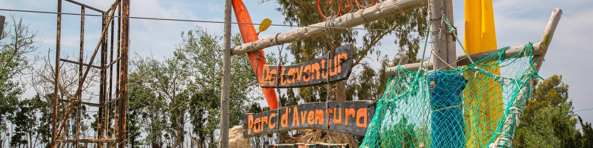 Parc Deltaventur Deltarium featuring signage