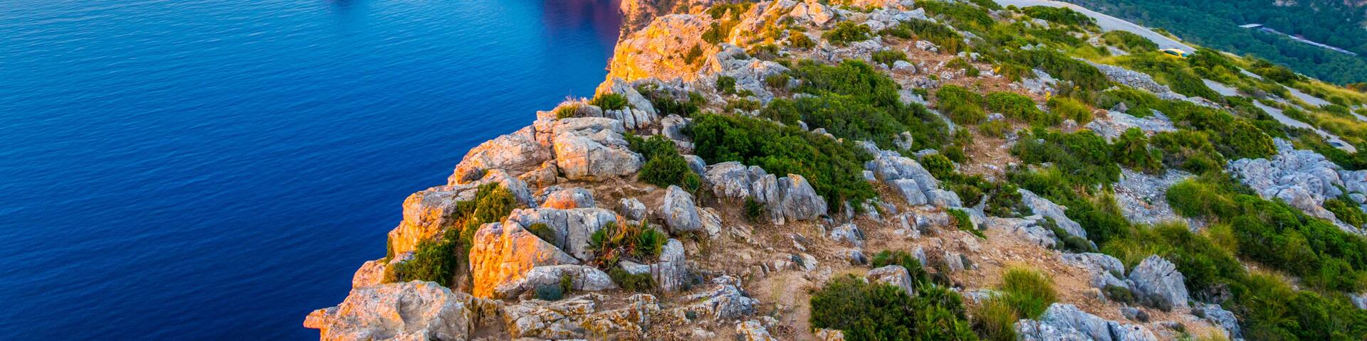 Es Colomer islet near cap formentor at Mallorca, Spain