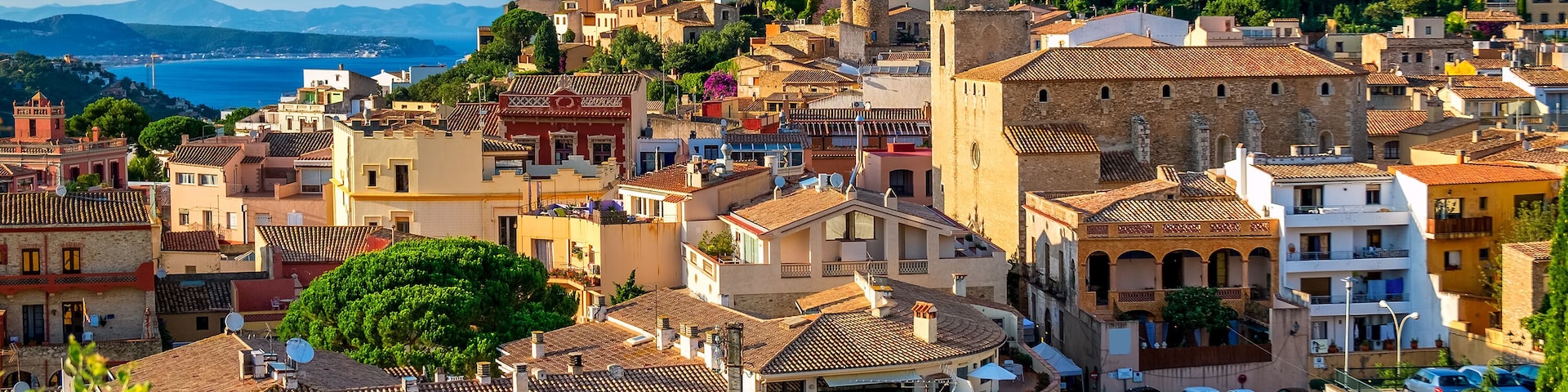 Begur Old Town and Castle, Costa Brava, Catalonia, Spain