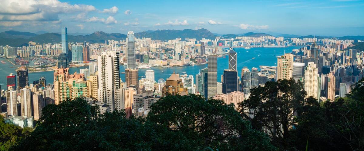 Lion\'s Pavilion which includes landscape views and a city