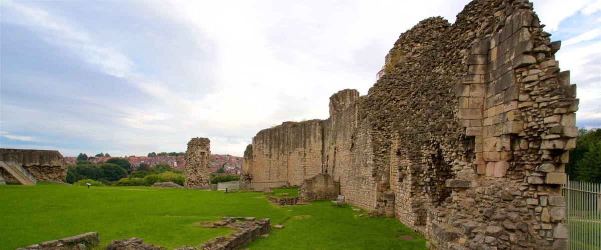Conisbrough Castle which includes a ruin