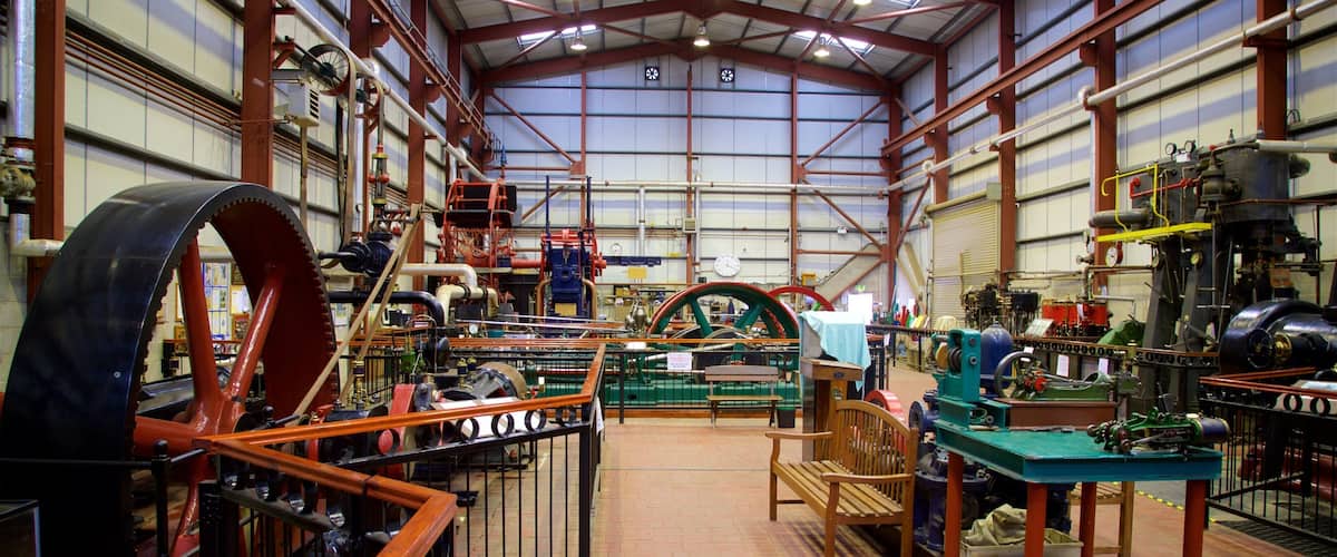 Markham Grange Steam Museum bevat interieur en historisch erfgoed