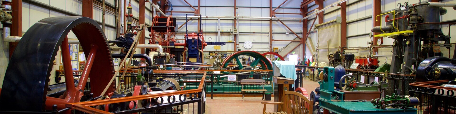 Markham Grange Steam Museum showing heritage elements and interior views
