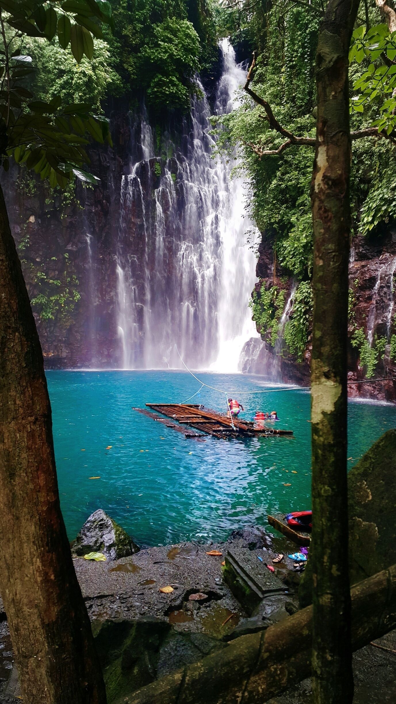 The Majestic and super clear water of Tinago Falls..