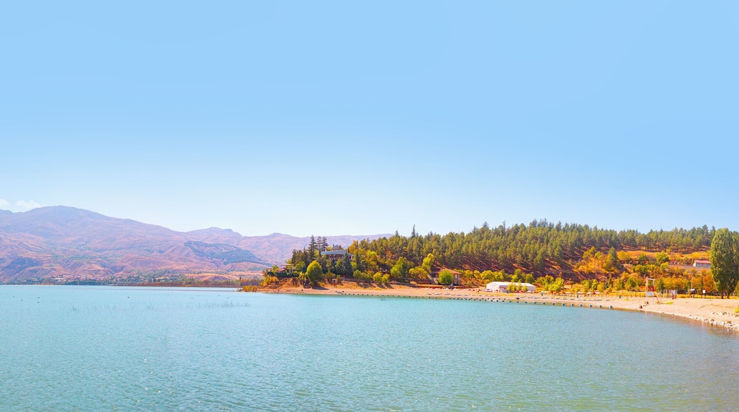 Hazar lake and mountain landscape - Elazig, Turkey