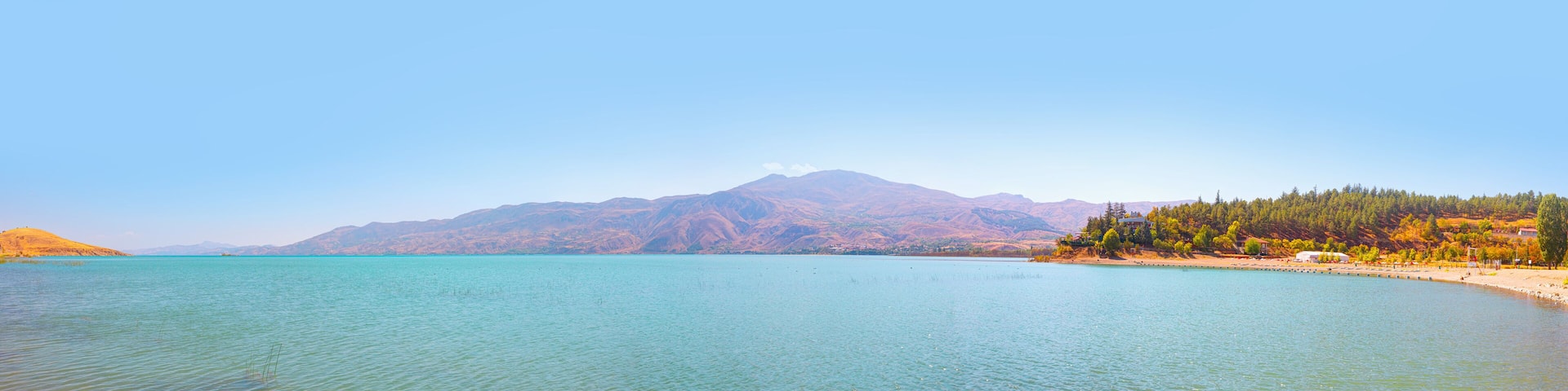 Hazar lake and mountain landscape - Elazig, Turkey