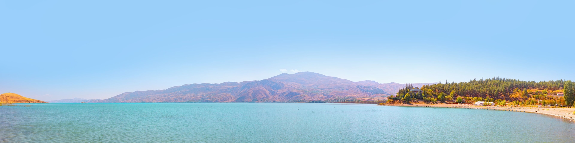 Hazar lake and mountain landscape - Elazig, Turkey