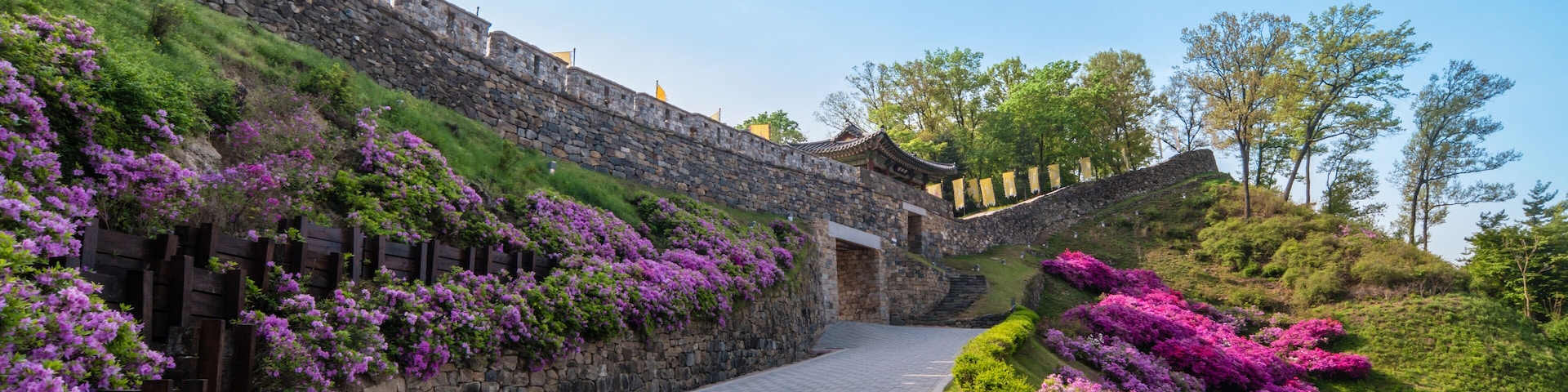 Gongju Gongsanseong Fortress's main gate, Geumseoru Gate. (UNESCO World Heritage), Shutterstock ID 781865281, SF SSA Case with Manager Approval: Case 07151371, Job: Prepay credit, Client/Licensee: , O