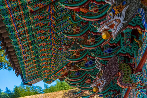 Jeungsimsa temple at Mudeungsan national park in Republic of Korea