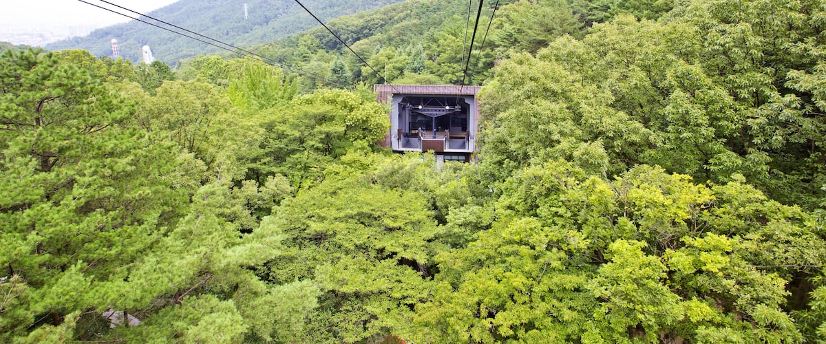The Ropeway at Apsan park in Daegu city, South Korea.; Shutterstock ID 786266896; purchase_order: SF 06557000; job: ; client: ; other: