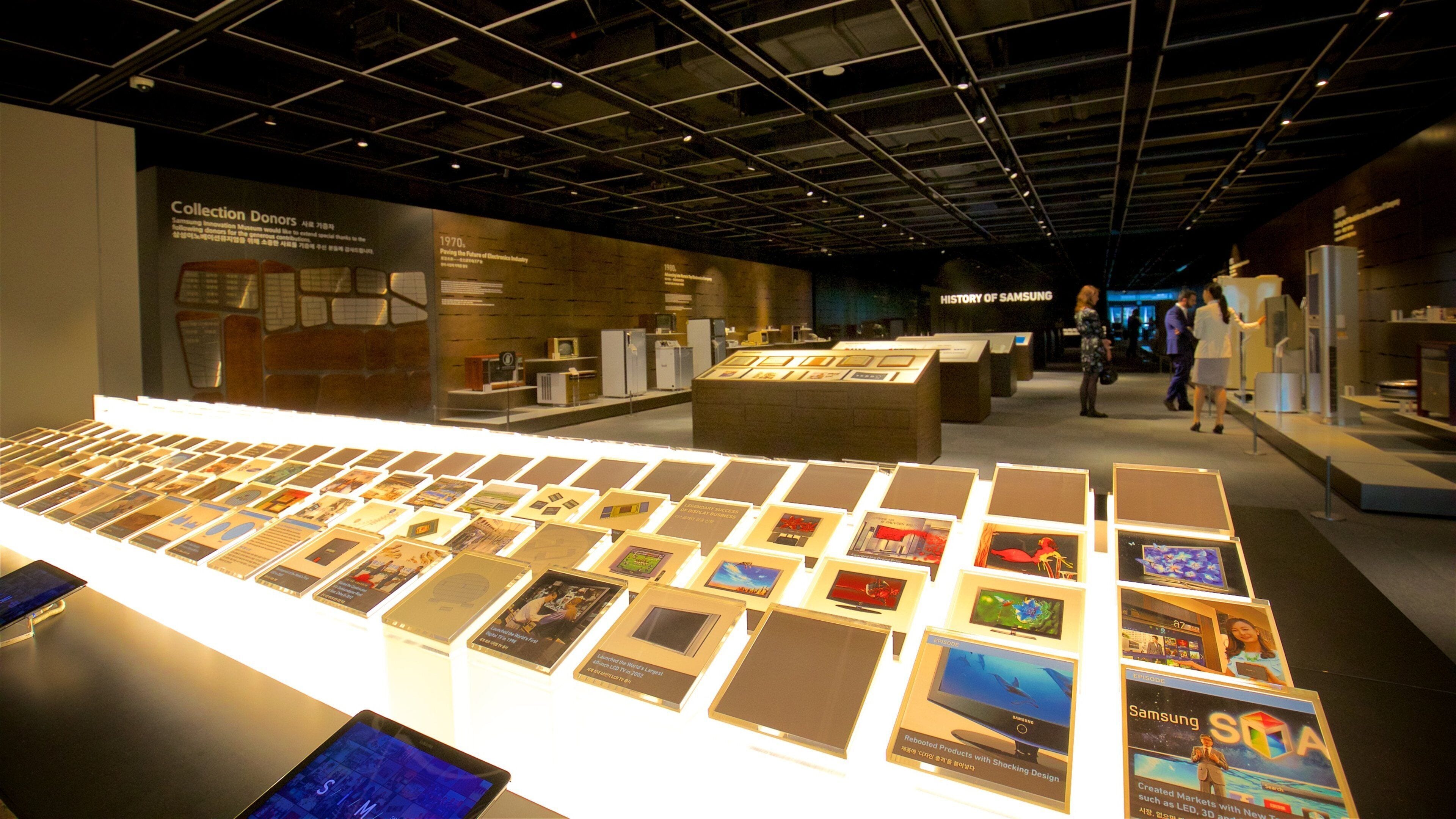 Samsung Innovation Museum which includes interior views as well as a small group of people