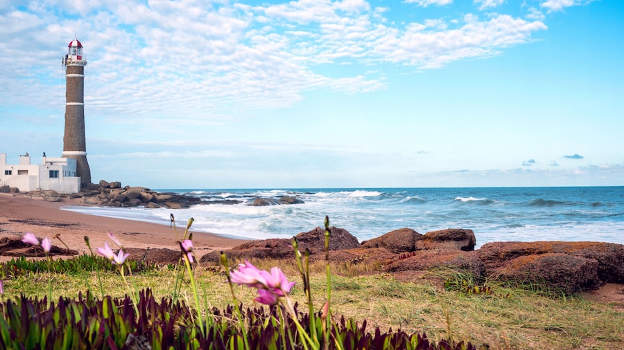 Lighthouse in Jose Ignacio near Punta del Este, Uruguay