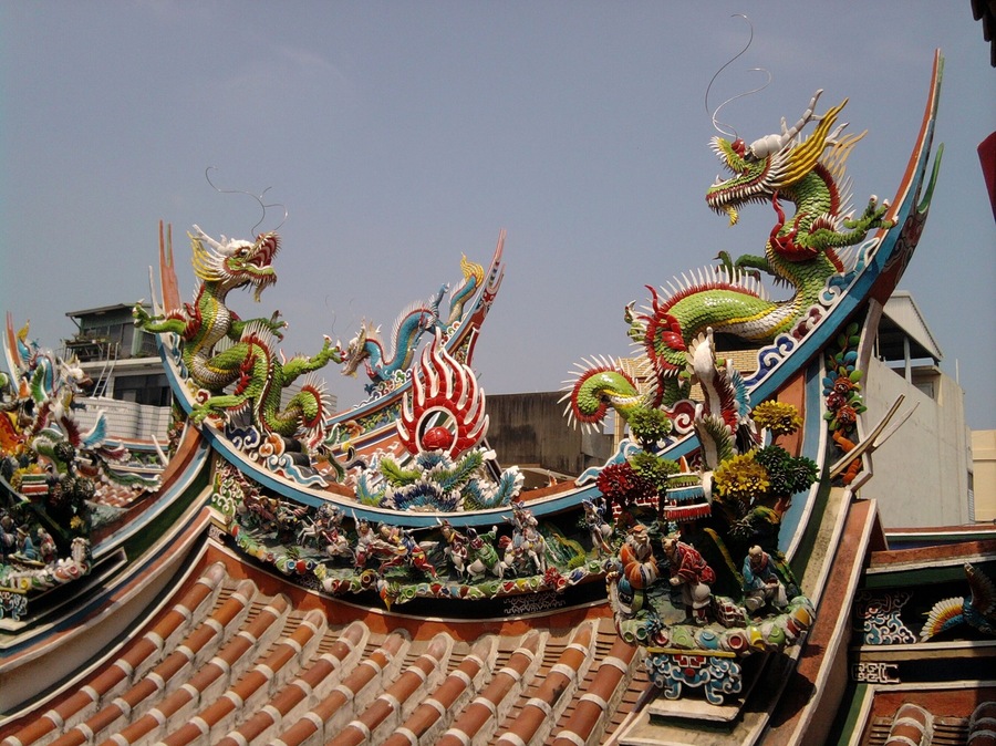 Puzi with Tiangong - This is the rooftop decoration of Taiwanese Temple., Shutterstock ID 1171978300, SF SSA Case with Manager Approval: Case 07151371, Job: Prepay credit, Client/Licensee: , Other: