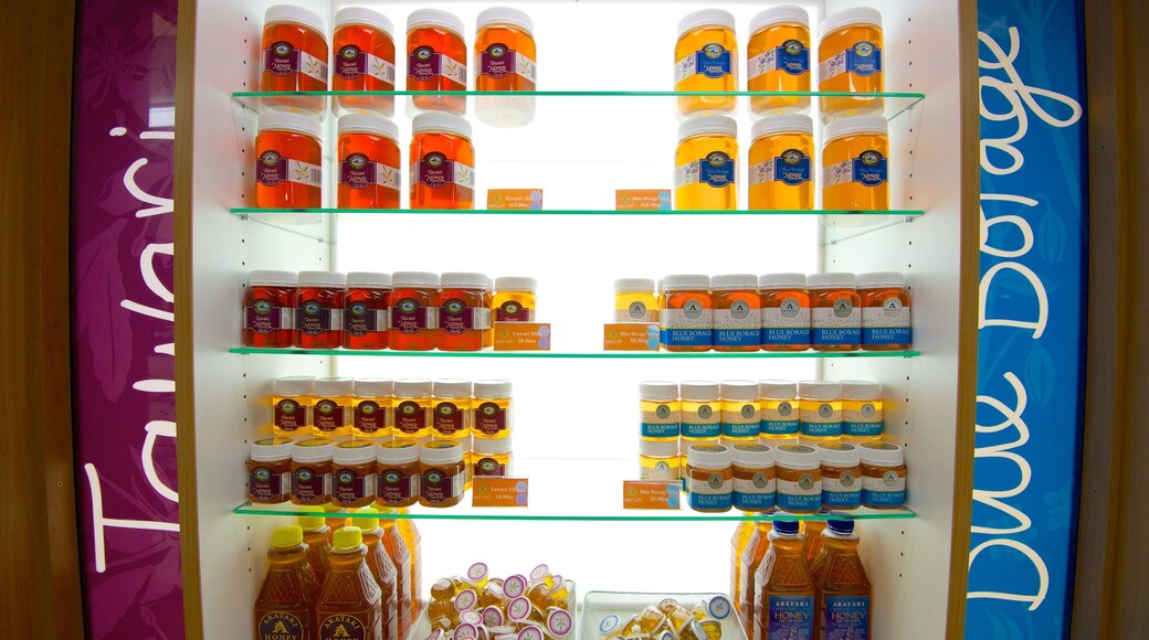 Arataki Honey Visitor Centre showing food