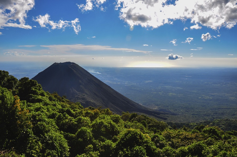 Izalco Volcano from Cerro Verde National Park, El Salvador