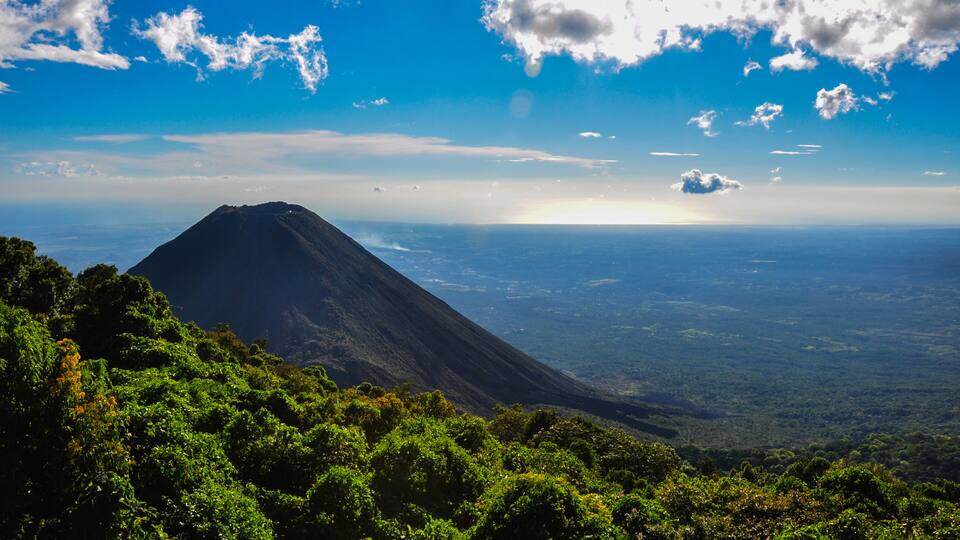 Izalco Volcano from Cerro Verde National Park, El Salvador