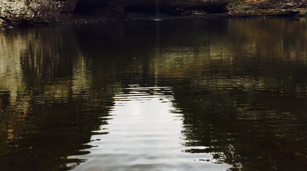 Base of Desoto Falls. Moderate hike in to the bottom. Round trip about a mile.