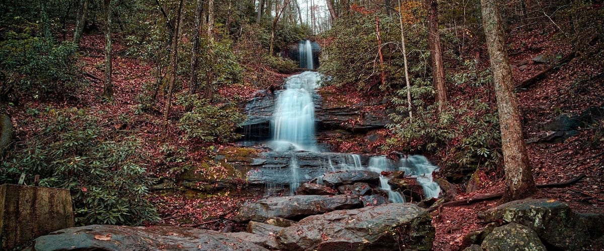 Upper Falls. Awesome shoot hike, in the Blood Mountain wilderness